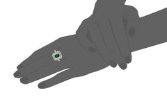 Sterling Silver and 14k Yellow Gold Diamond Ring