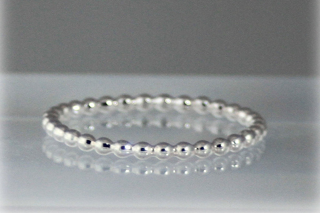 Stacking silver ring