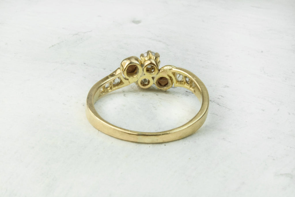 The Victorian Garnet Twist Ring