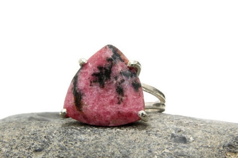 Rhodonite ring