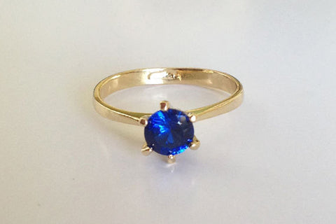 Royal sapphire ring