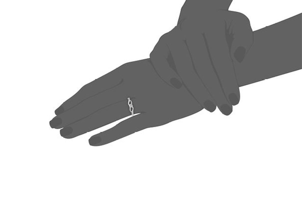 Sterling Silver Diamond Anniversary Ring (1/10 cttw, I-J Color, I2-I3 Clarity)