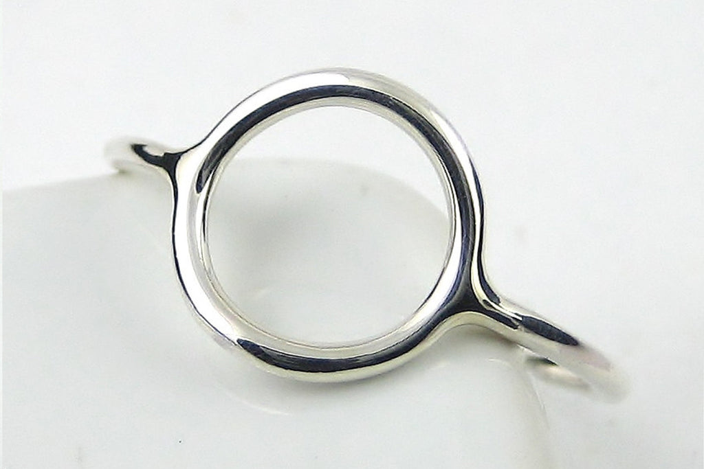 Sterling Silver Circle Ring
