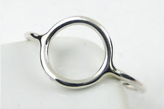 Sterling Silver Circle Ring