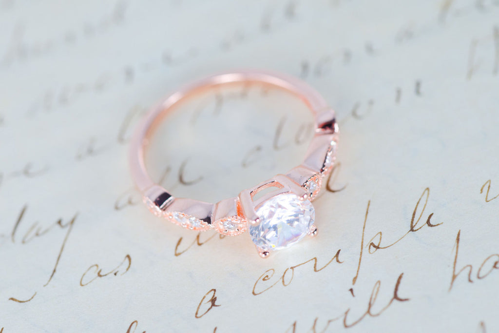 Rose Gold Engagement Ring