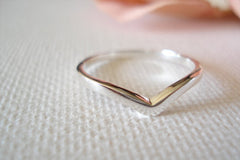 Sterling Silver Chevron Ring