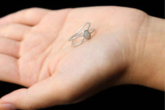 Natural Australian Solid Opal Ring