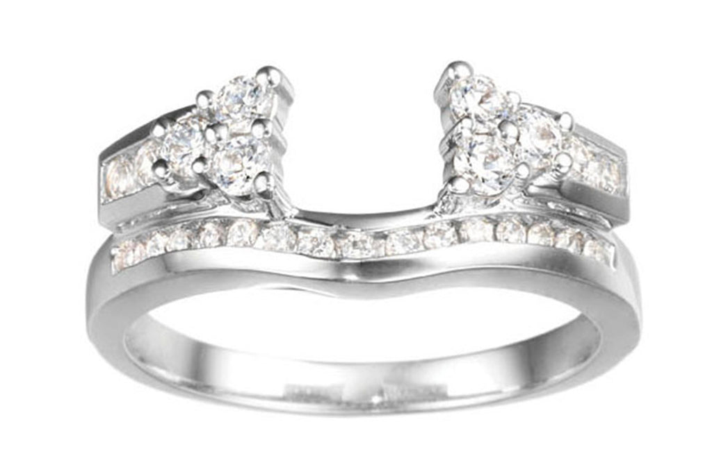 Contour engagement ring