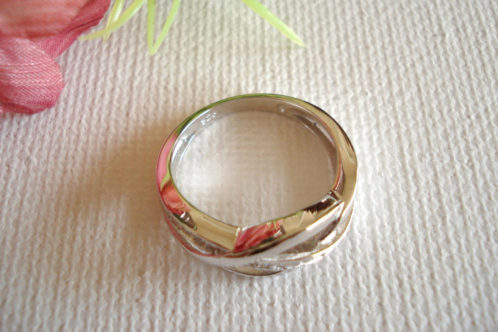 Engraved Sterling Silver Ring