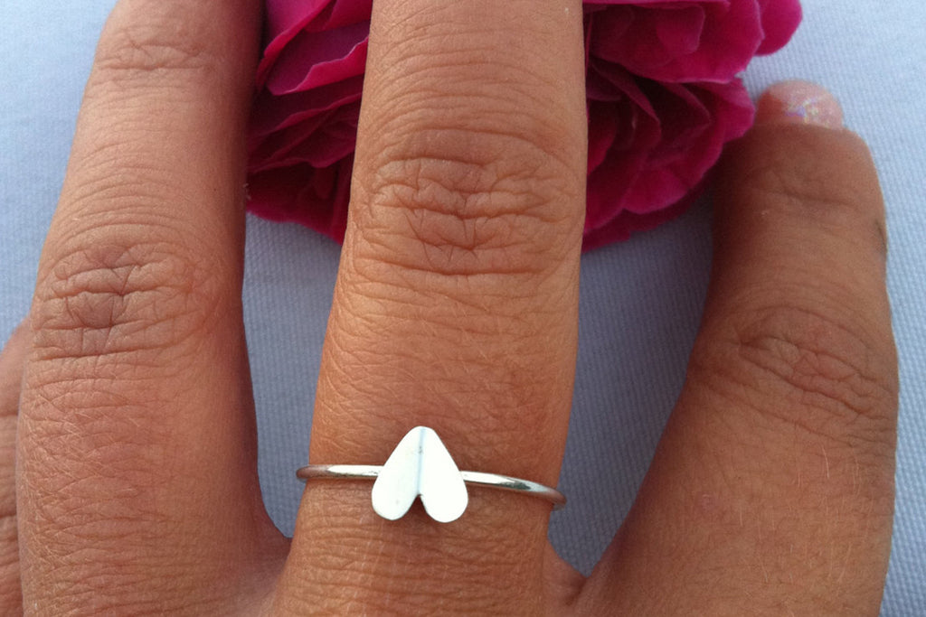 Small heart ring