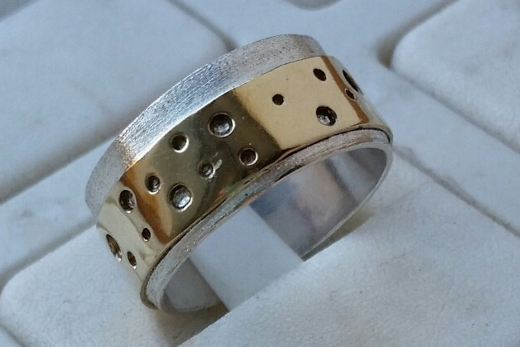 Silver and Gold Wedding Band