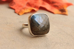 Natural Labradorite Ring