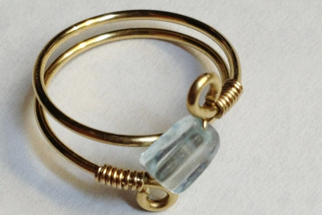 Aquamarine ring