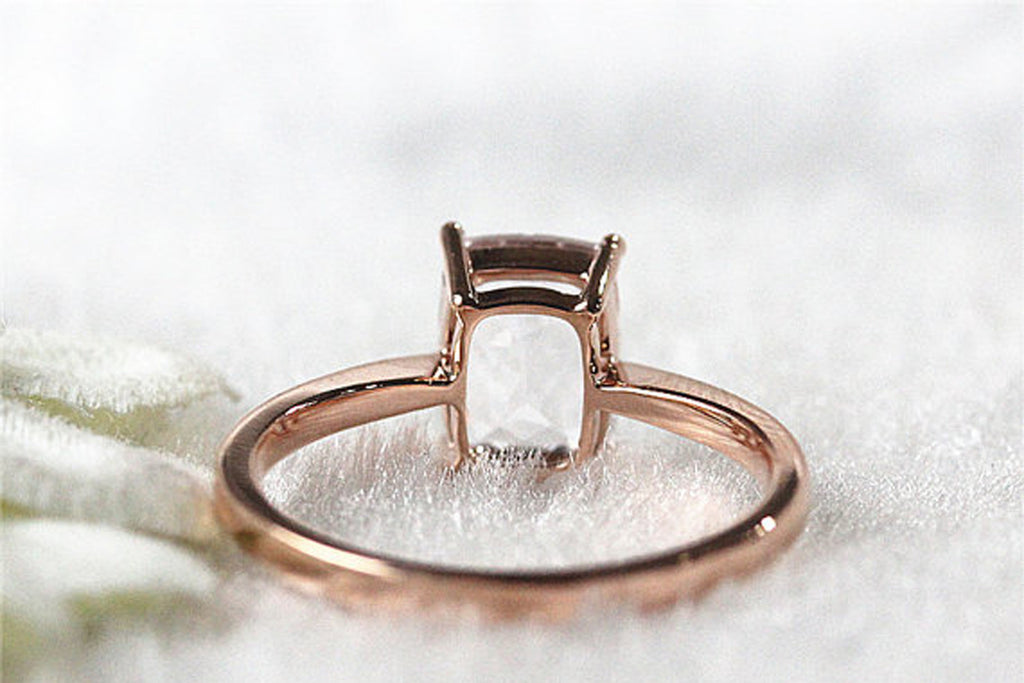 Rose Gold Morganite Wedding Ring