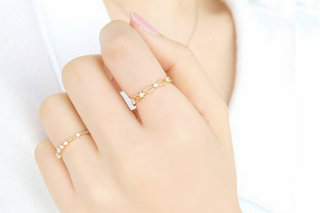 Passion 925 silver 14k gold plated ring