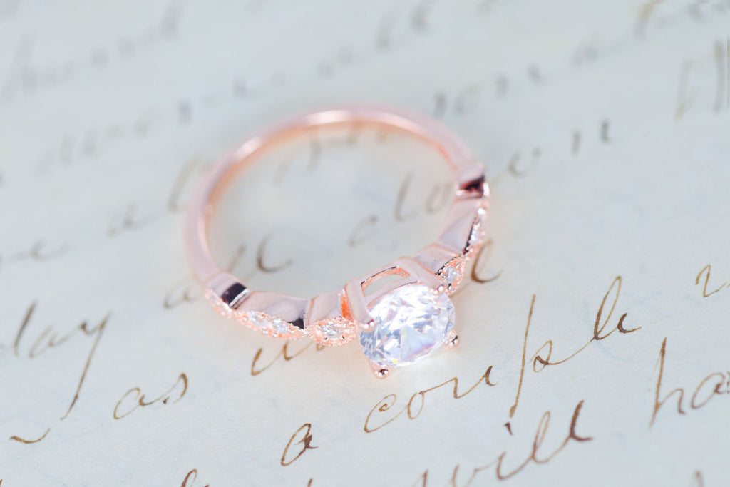 Rose Gold Engagement Ring