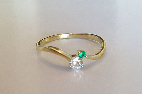 Dual Gemstone Ring