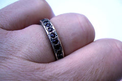 Garnet Silver Ring