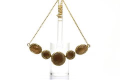 Statement smoky quartz necklace