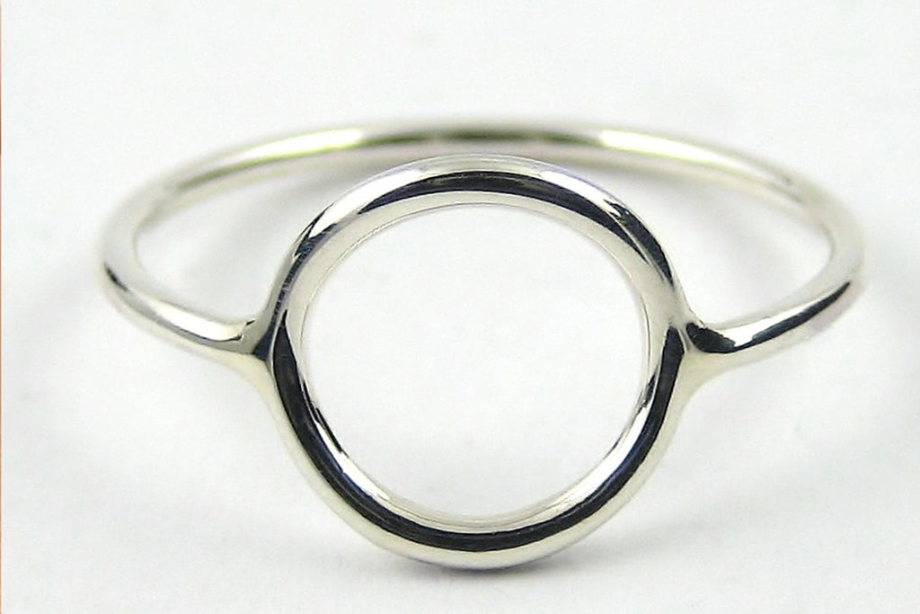 Sterling Silver Circle Ring