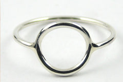 Sterling Silver Circle Ring