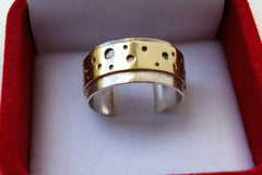 Silver and Gold Wedding Band