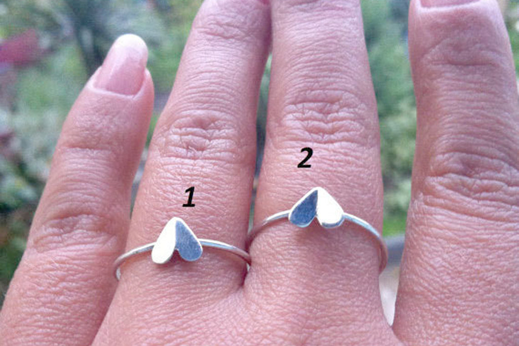 Small heart ring