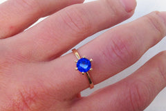 Royal sapphire ring