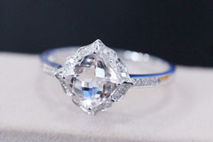 VS 7mm Morganite Ring