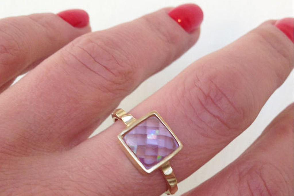 Lavender Amethyst Ring