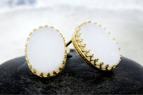 Druzy earrings