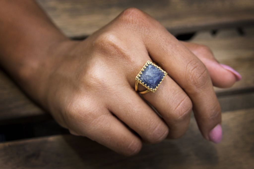 Blue Jade ring