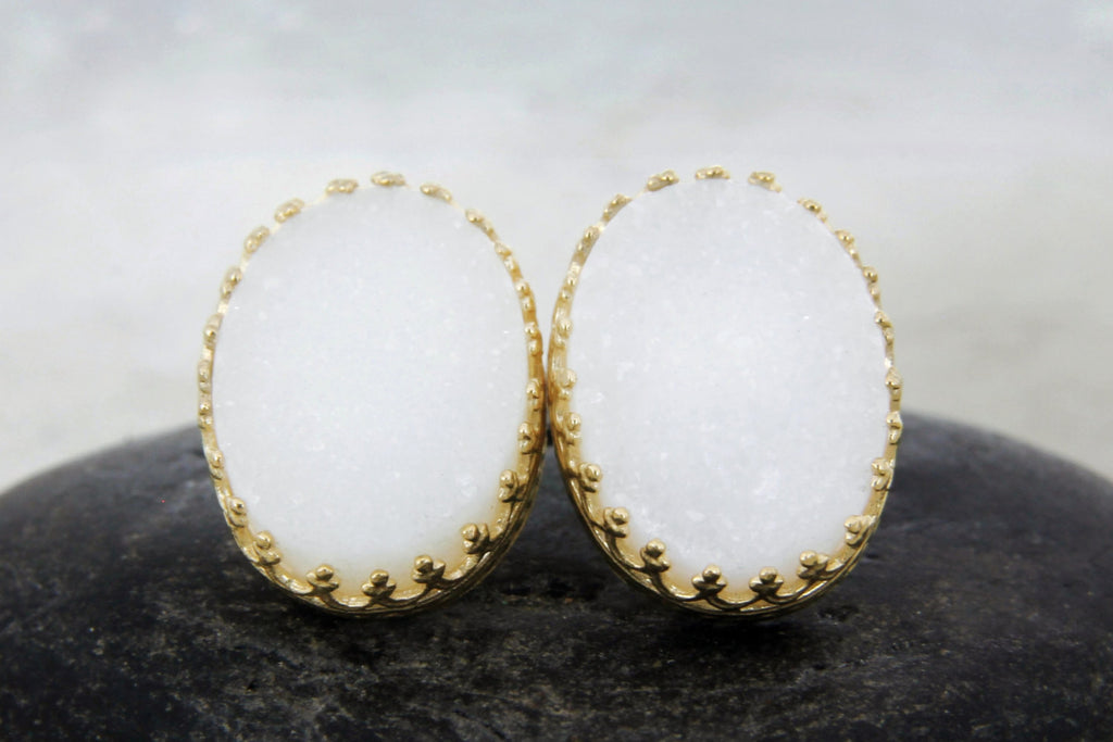 Druzy earrings
