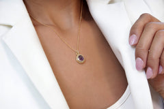 Amethyst necklace
