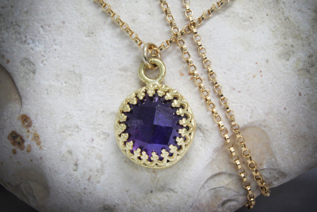 Amethyst necklace