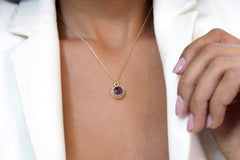 Amethyst necklace