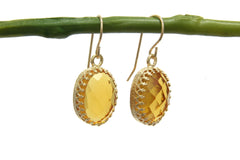 Golden Citrine earrings