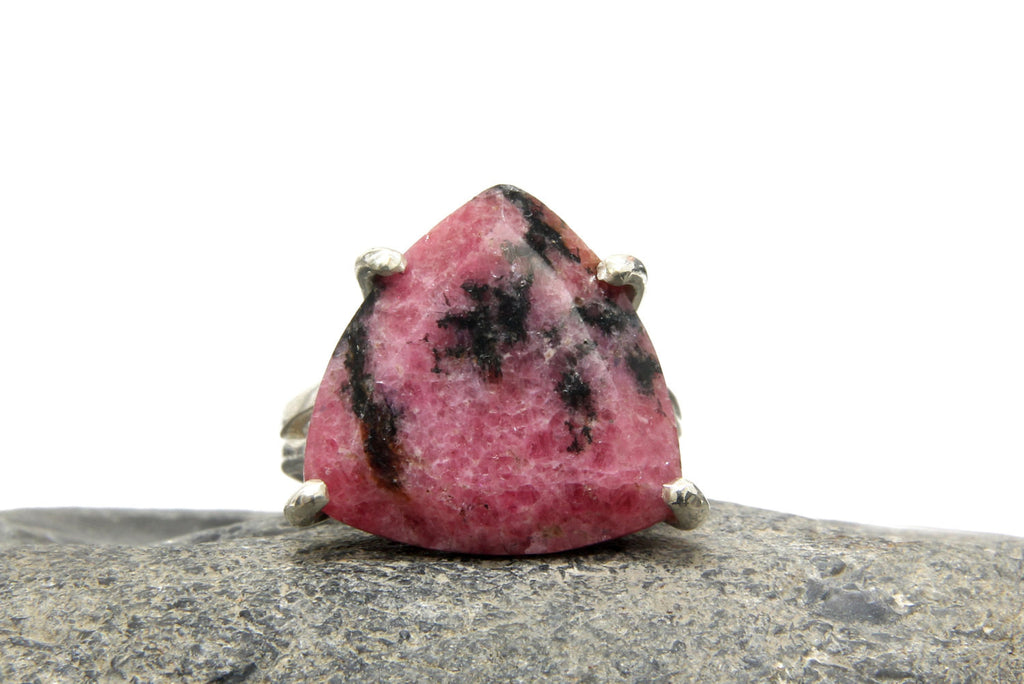 Rhodonite ring