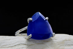 Blue onyx ring