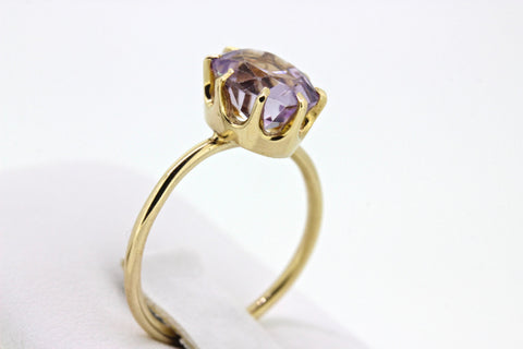 Antique Amethyst Engagement Ring