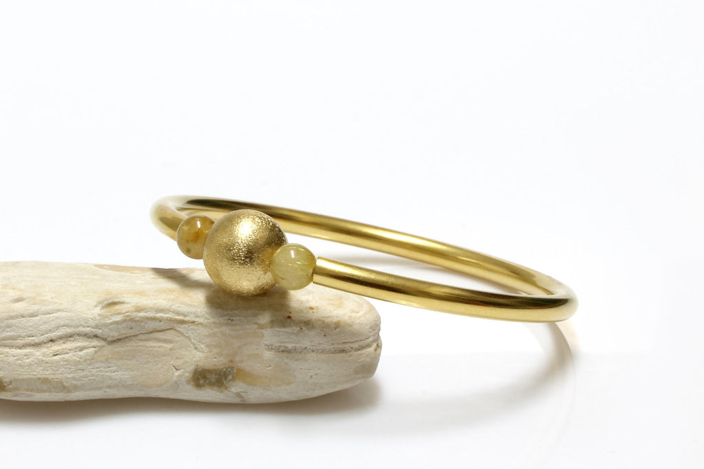 Rutilated quartz bracelet