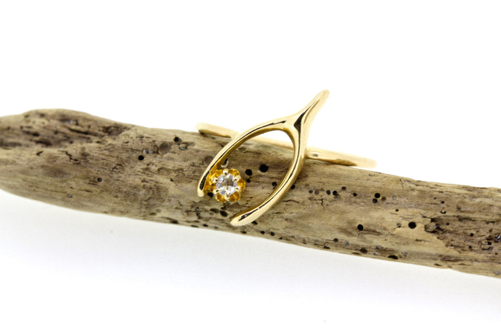 Dainty Wishbone Ring