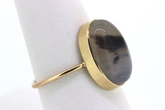 Antique Moss Agate Ring