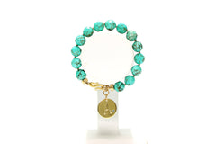 Engraved Turquoise bracelet